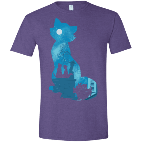 T-Shirts Heather Purple / S Aristo Portrait Men's Semi-Fitted Softstyle