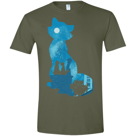 T-Shirts Military Green / S Aristo Portrait Men's Semi-Fitted Softstyle