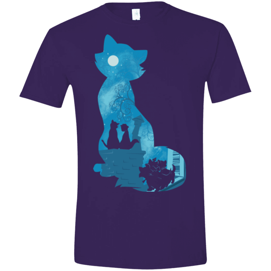 T-Shirts Purple / S Aristo Portrait Men's Semi-Fitted Softstyle