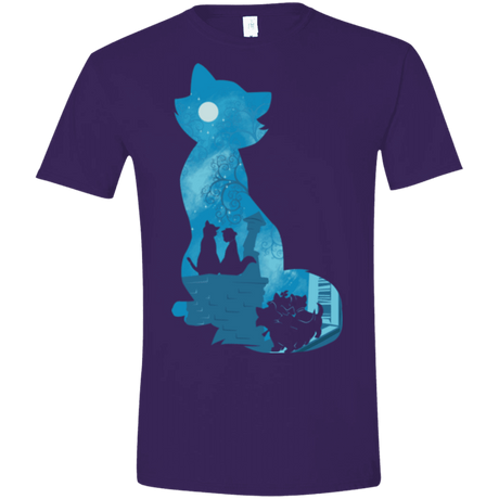 T-Shirts Purple / S Aristo Portrait Men's Semi-Fitted Softstyle