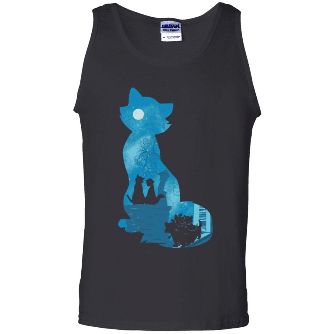 T-Shirts Black / S Aristo Portrait Men's Tank Top