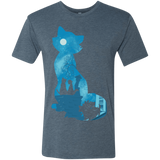 T-Shirts Indigo / S Aristo Portrait Men's Triblend T-Shirt