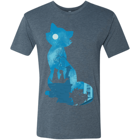 T-Shirts Indigo / S Aristo Portrait Men's Triblend T-Shirt