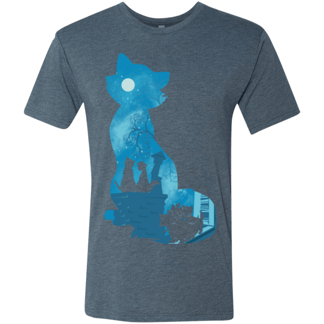T-Shirts Indigo / S Aristo Portrait Men's Triblend T-Shirt