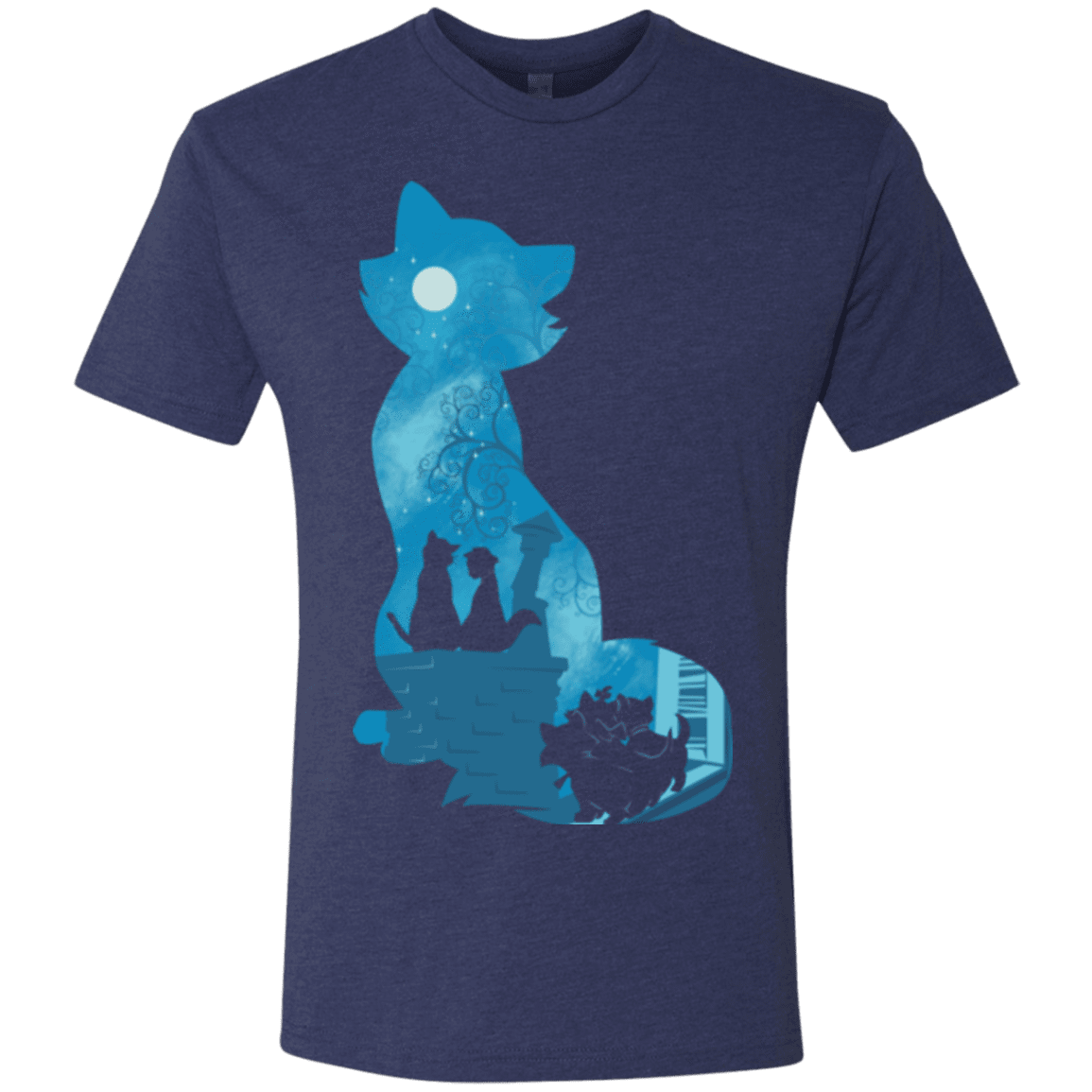 T-Shirts Vintage Navy / S Aristo Portrait Men's Triblend T-Shirt
