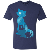 T-Shirts Vintage Navy / S Aristo Portrait Men's Triblend T-Shirt