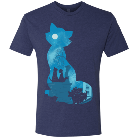 T-Shirts Vintage Navy / S Aristo Portrait Men's Triblend T-Shirt