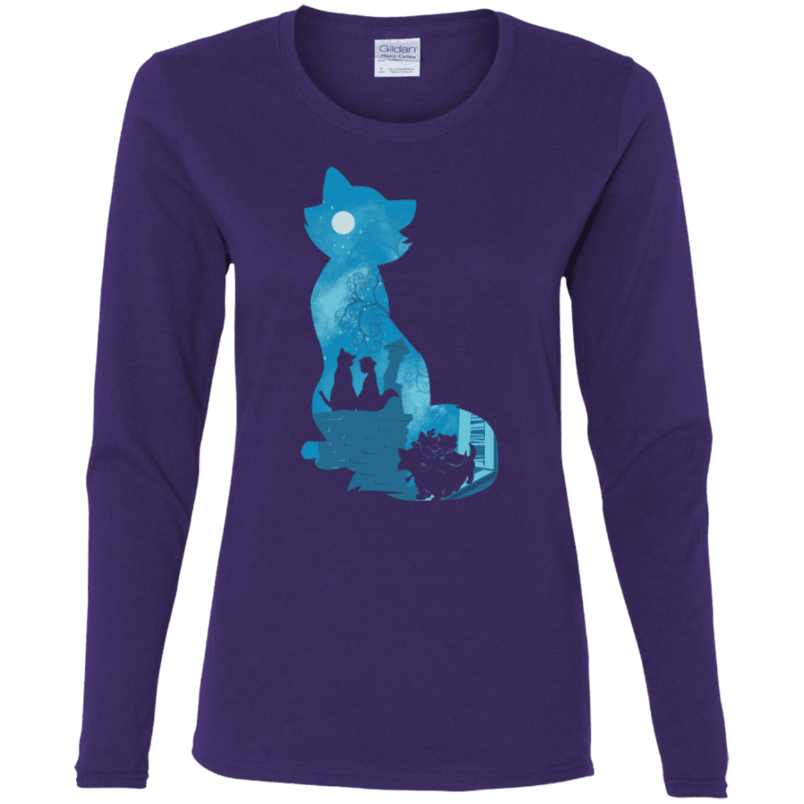 T-Shirts Purple / S Aristo Portrait Women's Long Sleeve T-Shirt