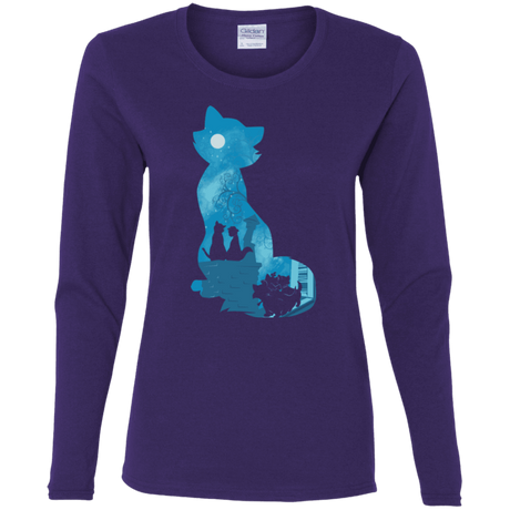 T-Shirts Purple / S Aristo Portrait Women's Long Sleeve T-Shirt