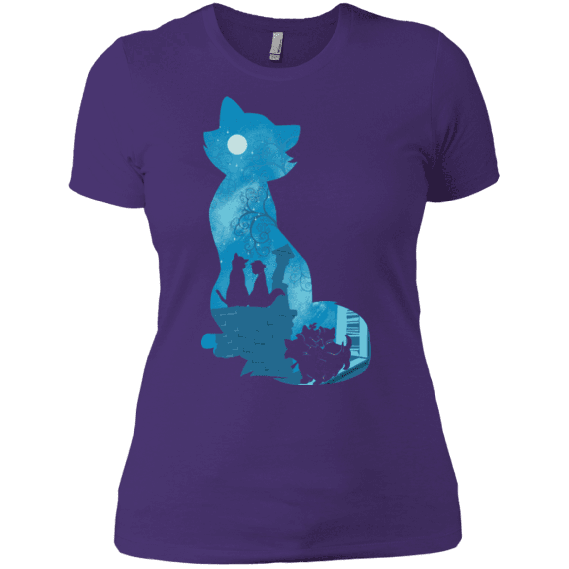 T-Shirts Purple Rush/ / X-Small Aristo Portrait Women's Premium T-Shirt