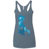 T-Shirts Indigo / X-Small Aristo Portrait Women's Triblend Racerback Tank