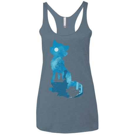 T-Shirts Indigo / X-Small Aristo Portrait Women's Triblend Racerback Tank