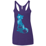 T-Shirts Purple Rush / X-Small Aristo Portrait Women's Triblend Racerback Tank