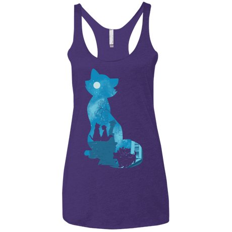 T-Shirts Purple Rush / X-Small Aristo Portrait Women's Triblend Racerback Tank