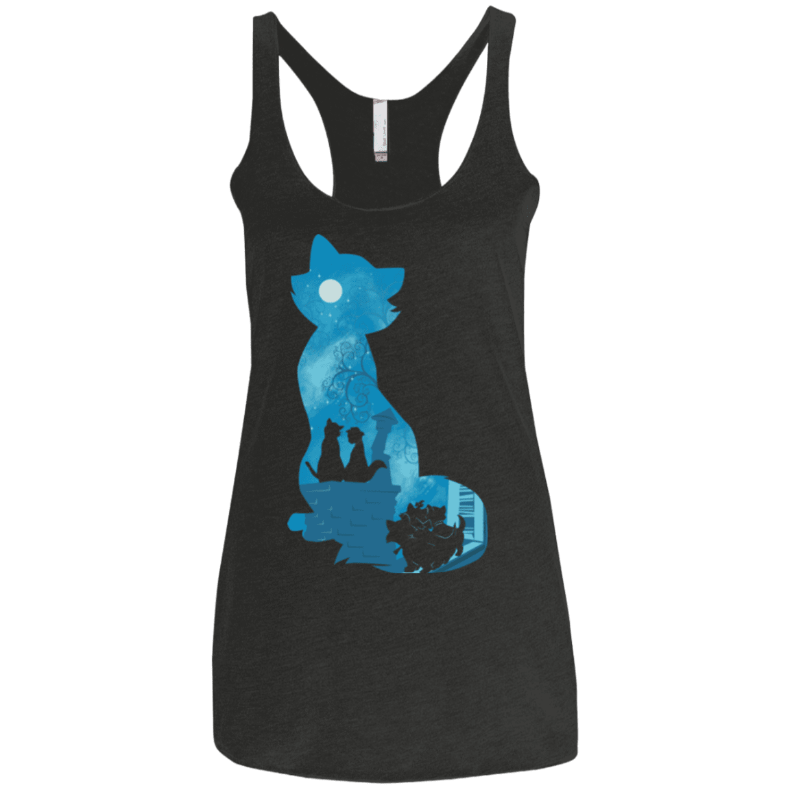T-Shirts Vintage Black / X-Small Aristo Portrait Women's Triblend Racerback Tank