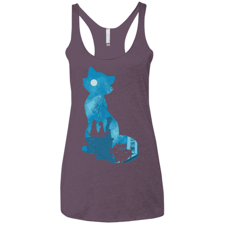 T-Shirts Vintage Purple / X-Small Aristo Portrait Women's Triblend Racerback Tank