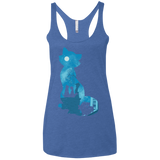T-Shirts Vintage Royal / X-Small Aristo Portrait Women's Triblend Racerback Tank