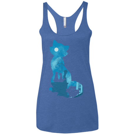 T-Shirts Vintage Royal / X-Small Aristo Portrait Women's Triblend Racerback Tank