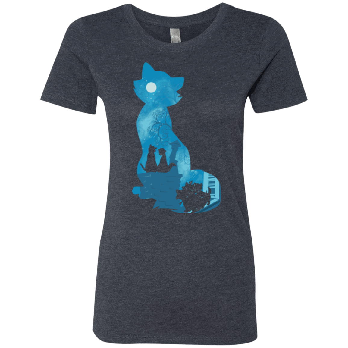 T-Shirts Vintage Navy / S Aristo Portrait Women's Triblend T-Shirt