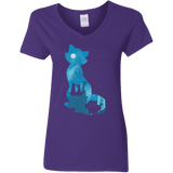 T-Shirts Purple / S Aristo Portrait Women's V-Neck T-Shirt