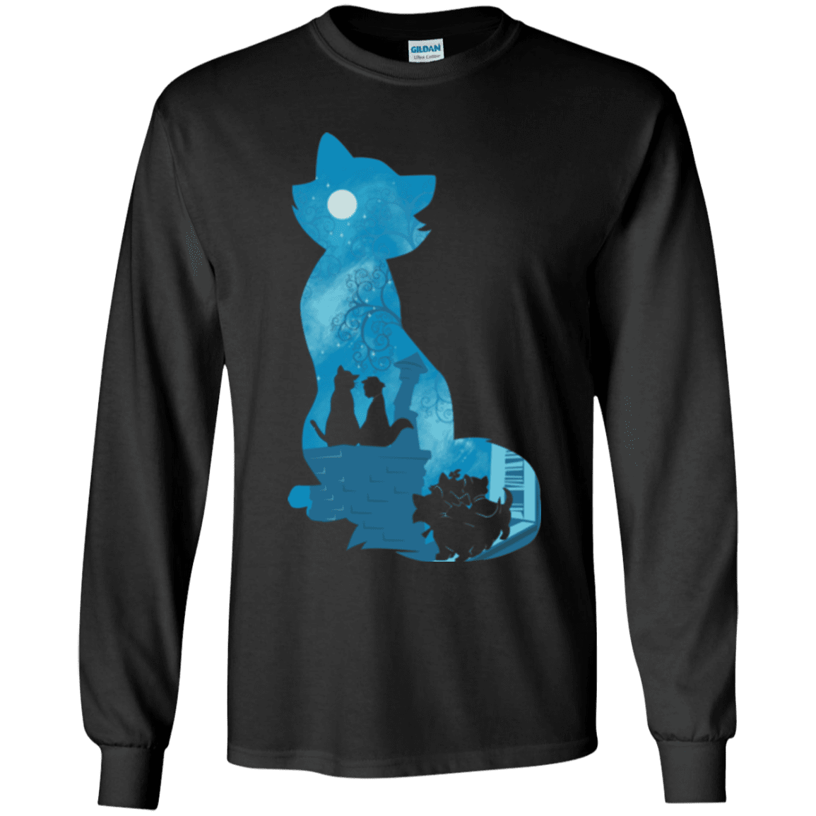 T-Shirts Black / YS Aristo Portrait Youth Long Sleeve T-Shirt