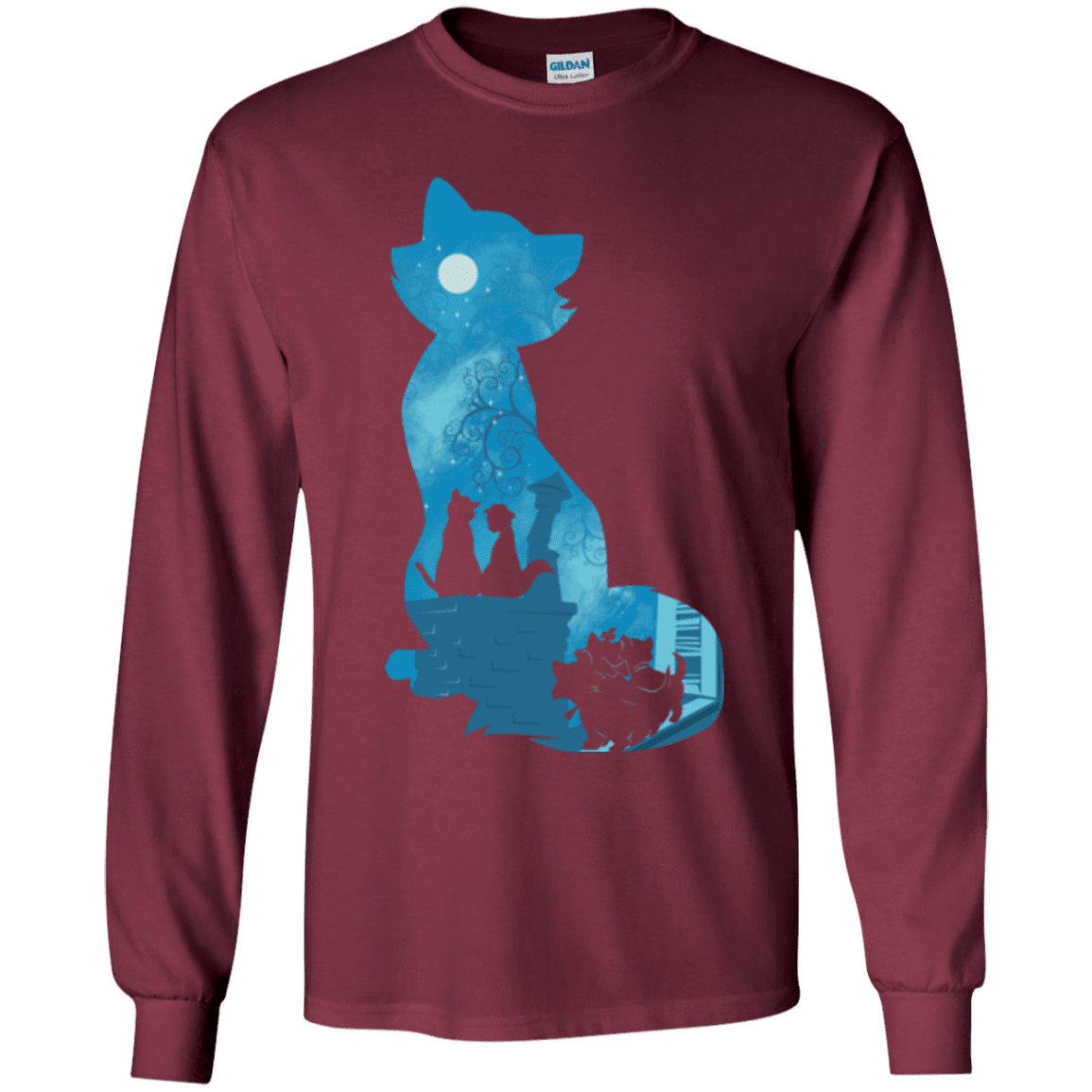 T-Shirts Maroon / YS Aristo Portrait Youth Long Sleeve T-Shirt
