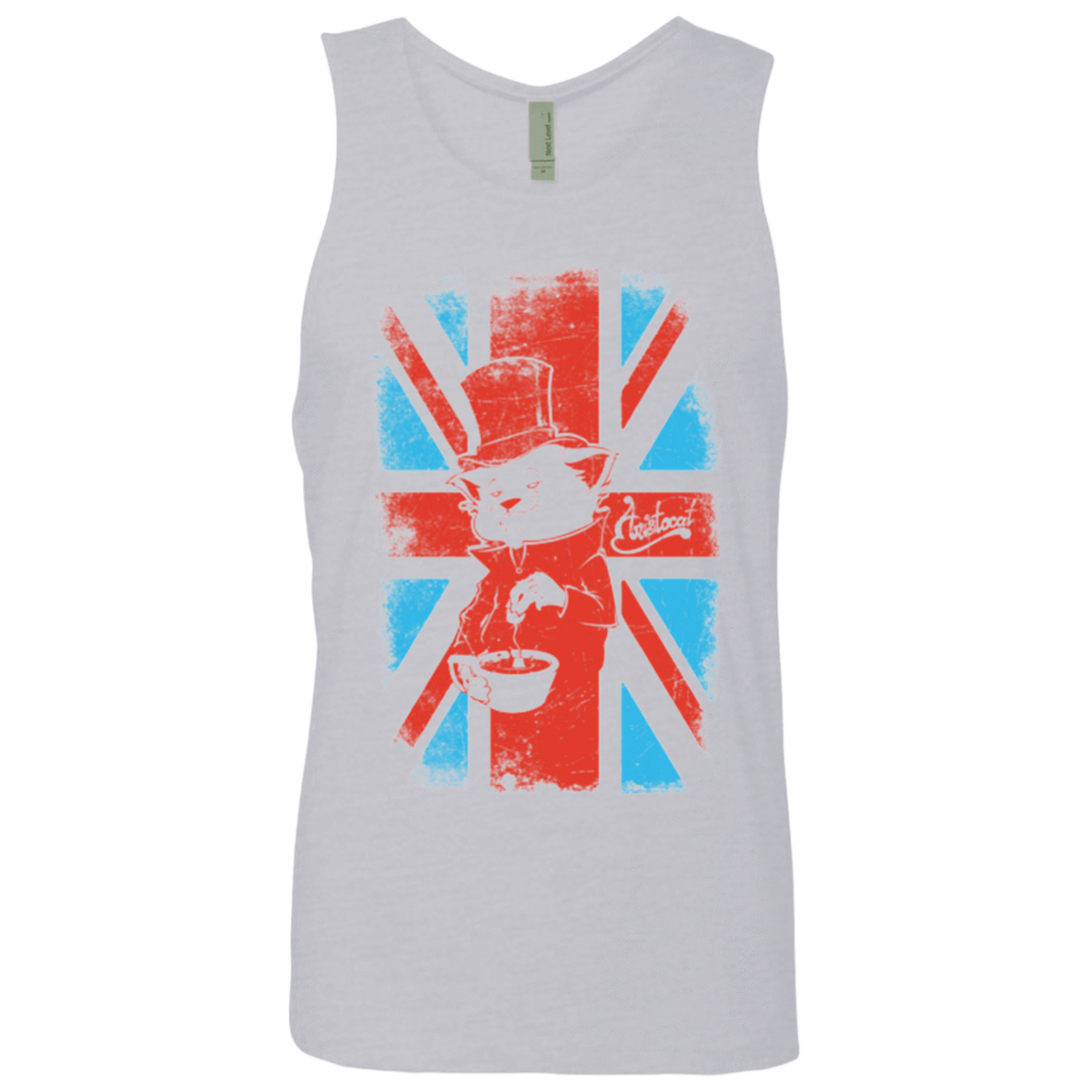 T-Shirts Heather Grey / Small Aristocat Men's Premium Tank Top