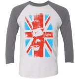 T-Shirts Heather White/Premium Heather / X-Small Aristocat Triblend 3/4 Sleeve