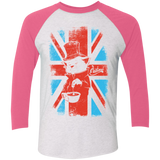T-Shirts Heather White/Vintage Pink / X-Small Aristocat Triblend 3/4 Sleeve