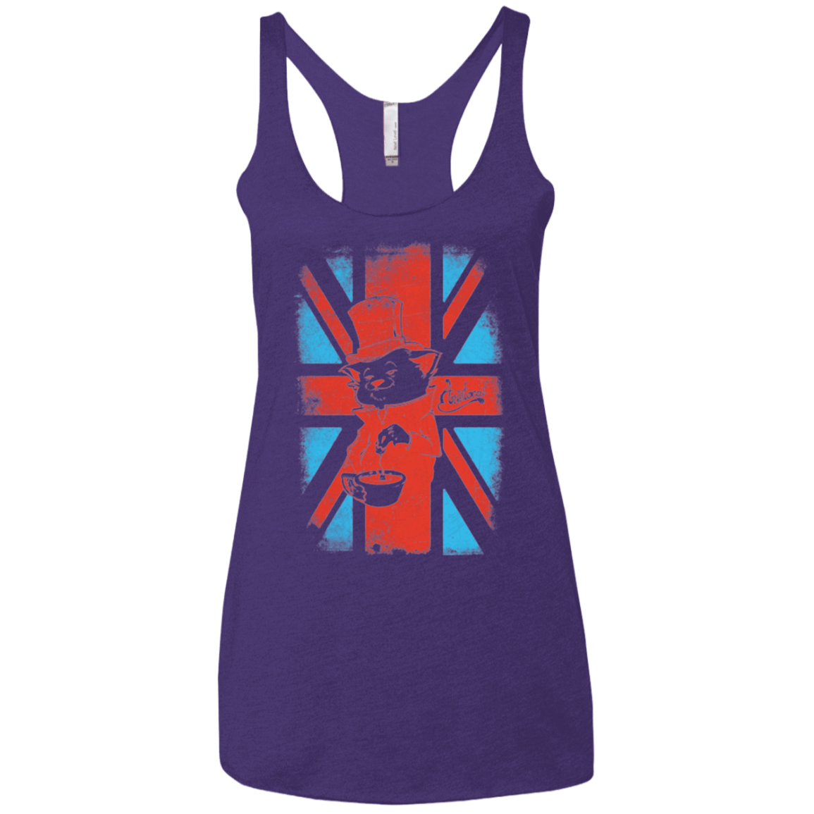 T-Shirts Purple / X-Small Aristocat Women's Triblend Racerback Tank