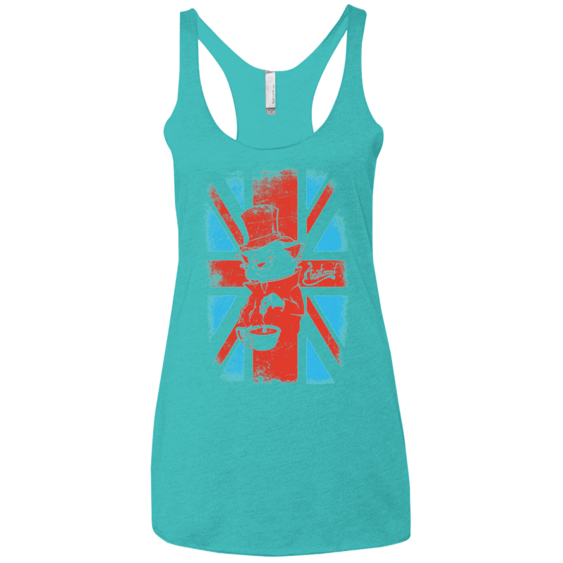 T-Shirts Tahiti Blue / X-Small Aristocat Women's Triblend Racerback Tank