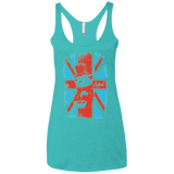 T-Shirts Tahiti Blue / X-Small Aristocat Women's Triblend Racerback Tank