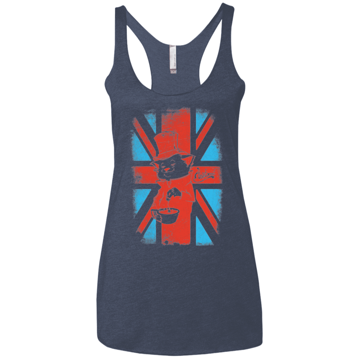 T-Shirts Vintage Navy / X-Small Aristocat Women's Triblend Racerback Tank