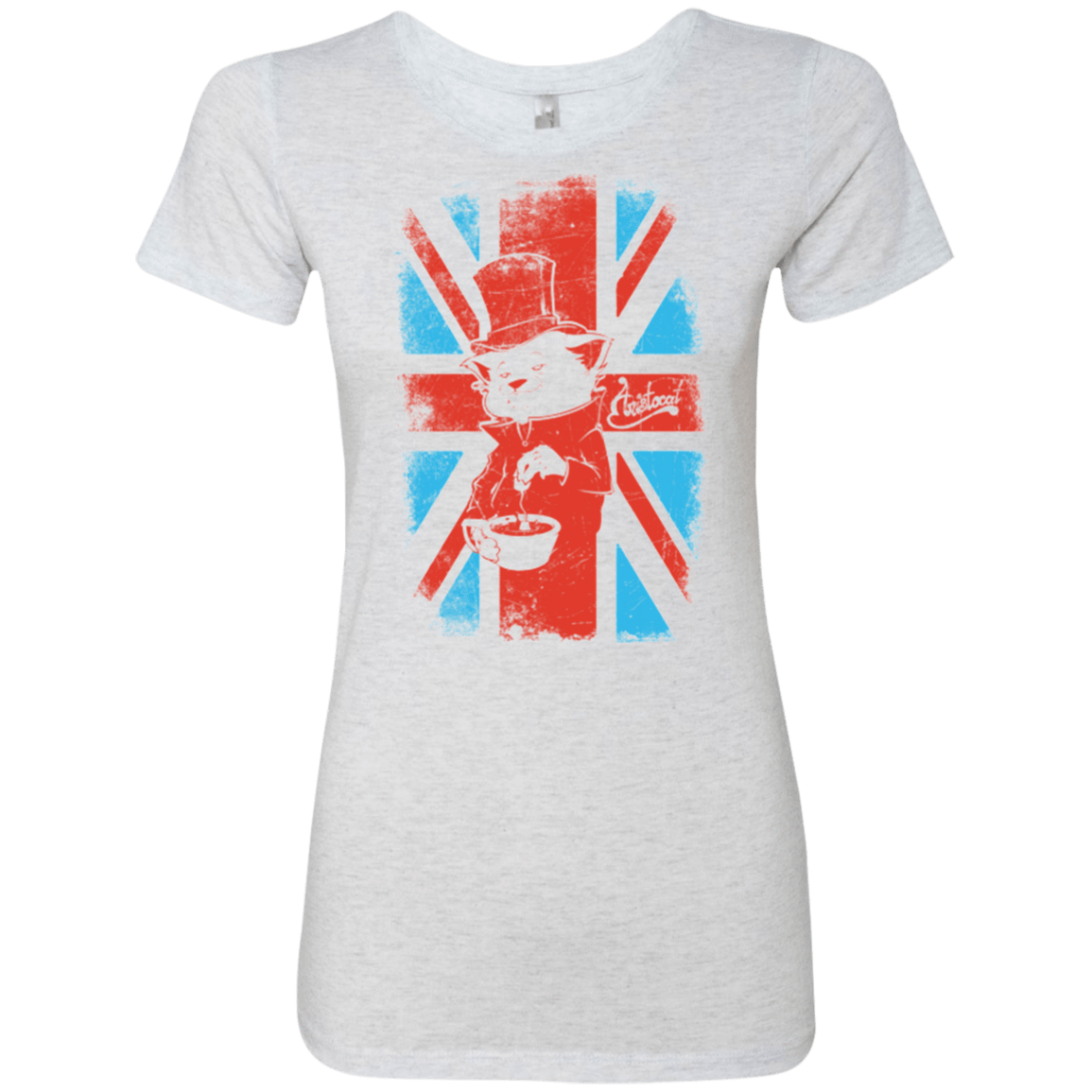 T-Shirts Heather White / Small Aristocat Women's Triblend T-Shirt