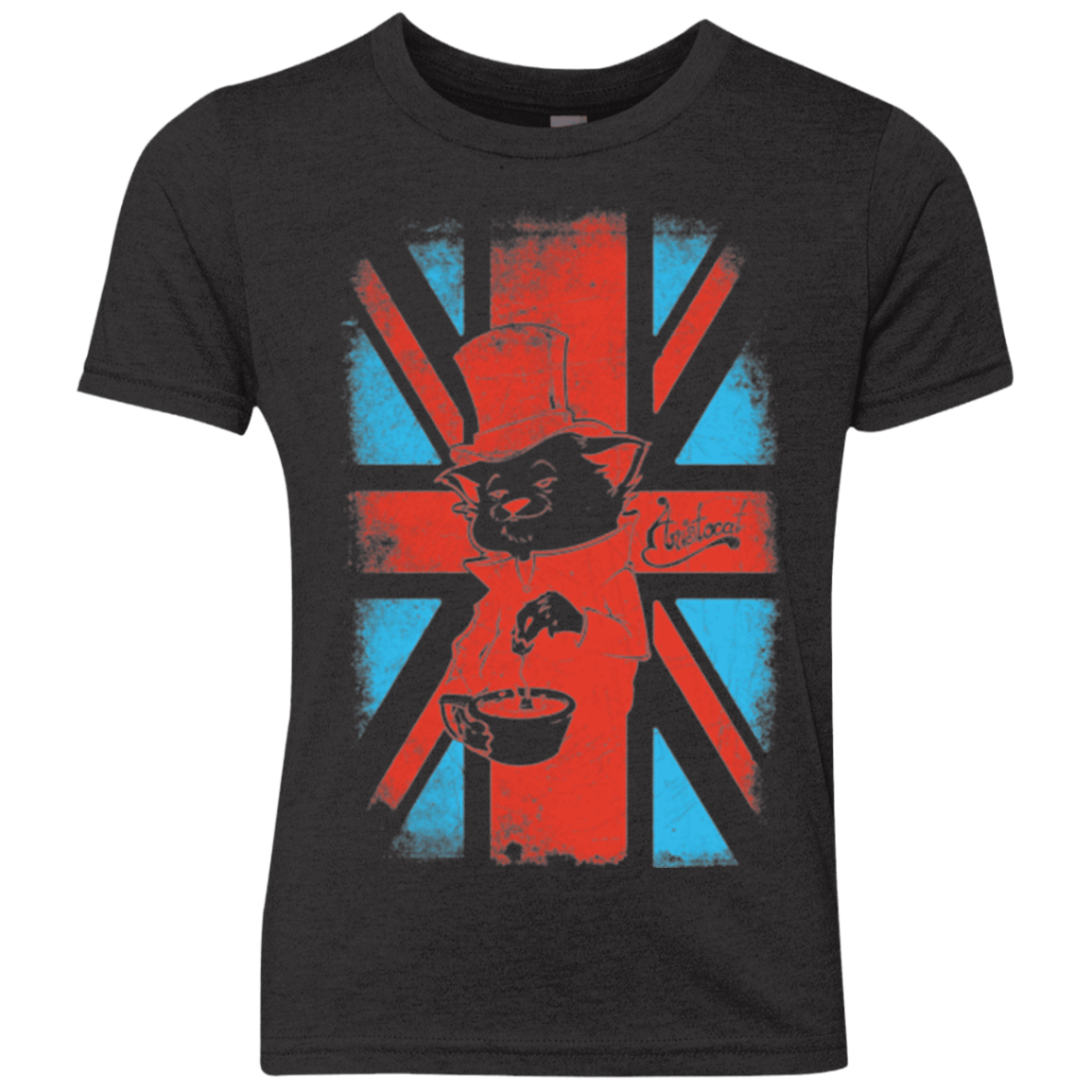 T-Shirts Vintage Black / YXS Aristocat Youth Triblend T-Shirt