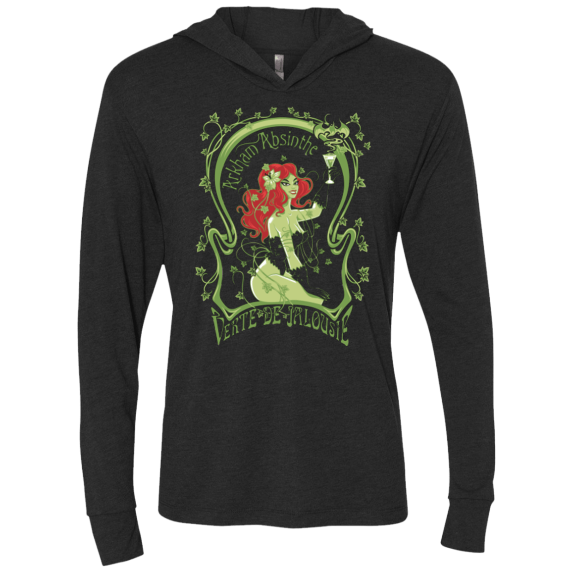 T-Shirts Vintage Black / X-Small Arkham Absinthe Triblend Long Sleeve Hoodie Tee