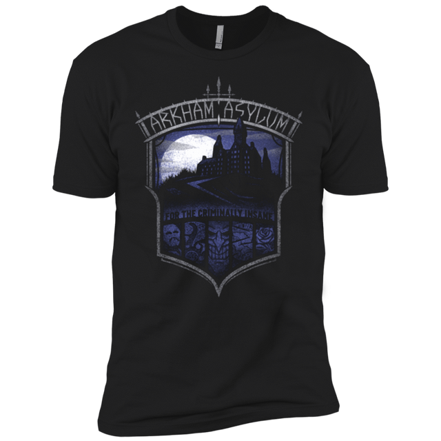 T-Shirts Black / X-Small Arkham Asylum Men's Premium T-Shirt