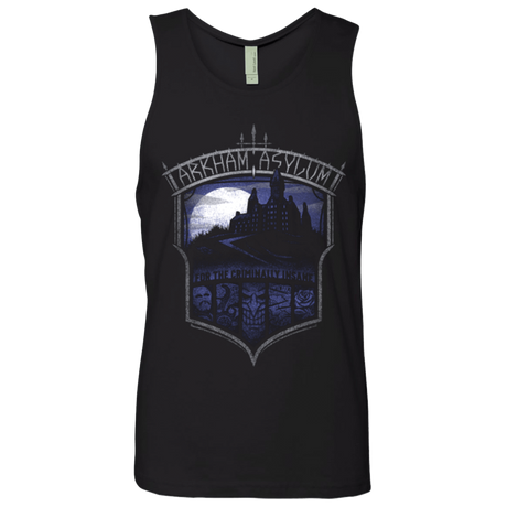 T-Shirts Black / Small Arkham Asylum Men's Premium Tank Top