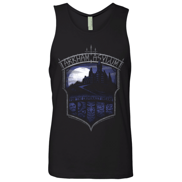 T-Shirts Black / Small Arkham Asylum Men's Premium Tank Top