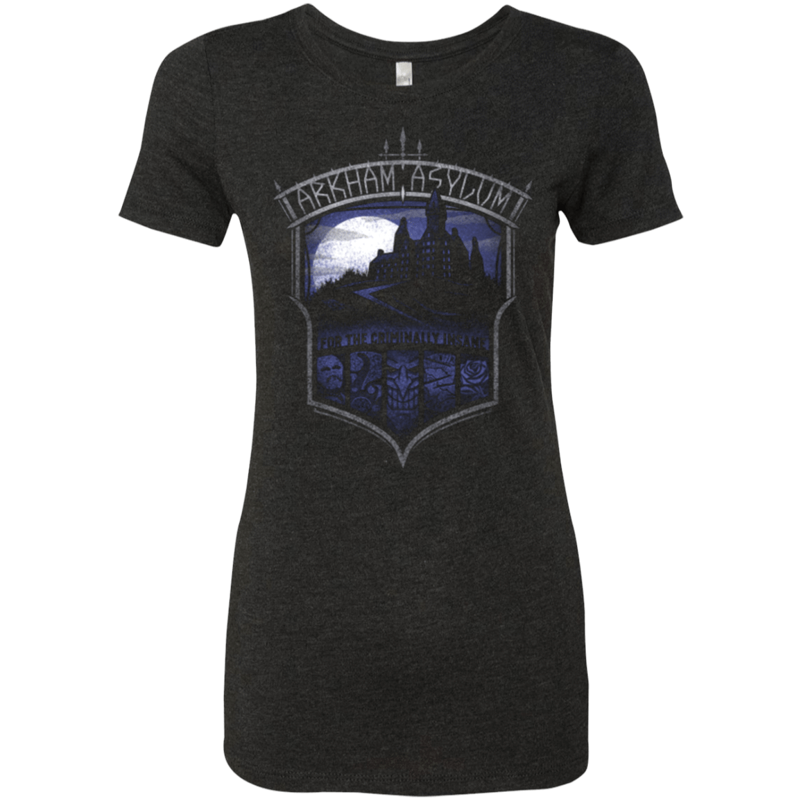 T-Shirts Vintage Black / Small Arkham Asylum Women's Triblend T-Shirt