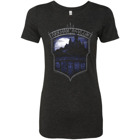 T-Shirts Vintage Black / Small Arkham Asylum Women's Triblend T-Shirt