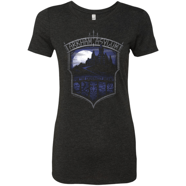 T-Shirts Vintage Black / Small Arkham Asylum Women's Triblend T-Shirt