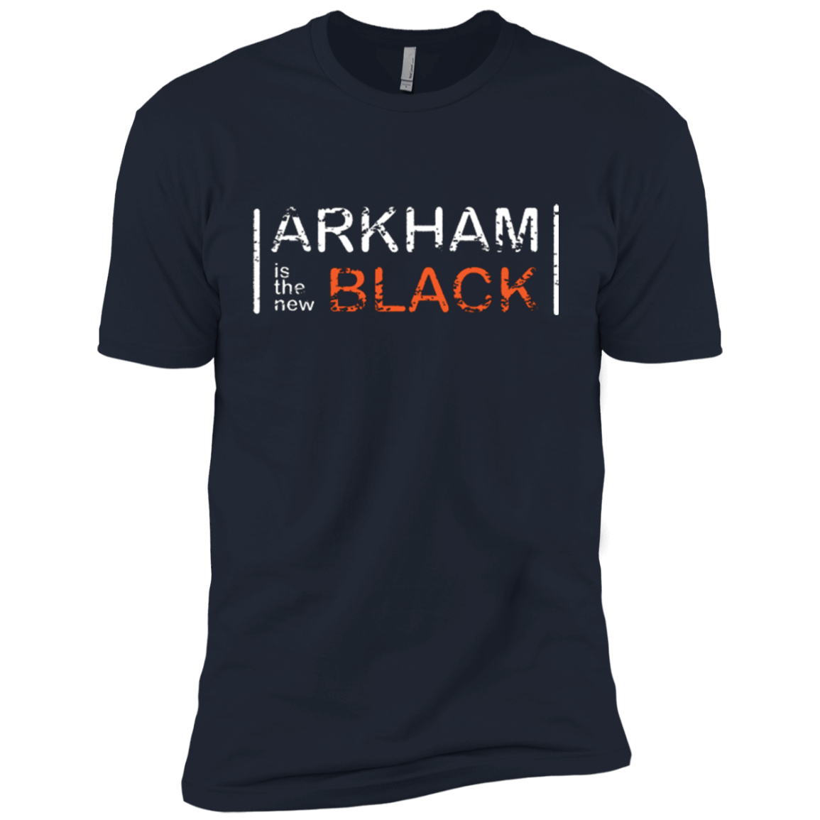 T-Shirts Midnight Navy / YXS Arkham Black Boys Premium T-Shirt