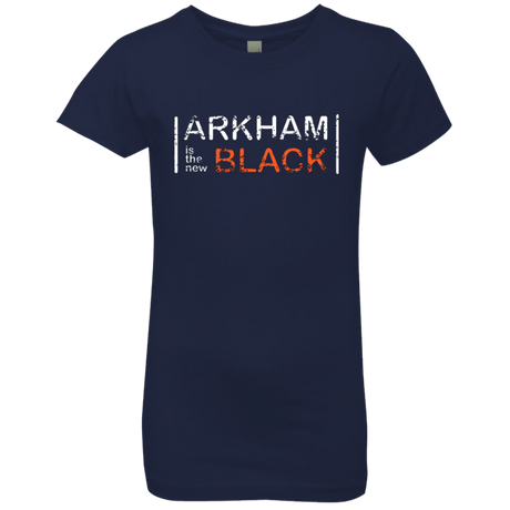 T-Shirts Midnight Navy / YXS Arkham Black Girls Premium T-Shirt