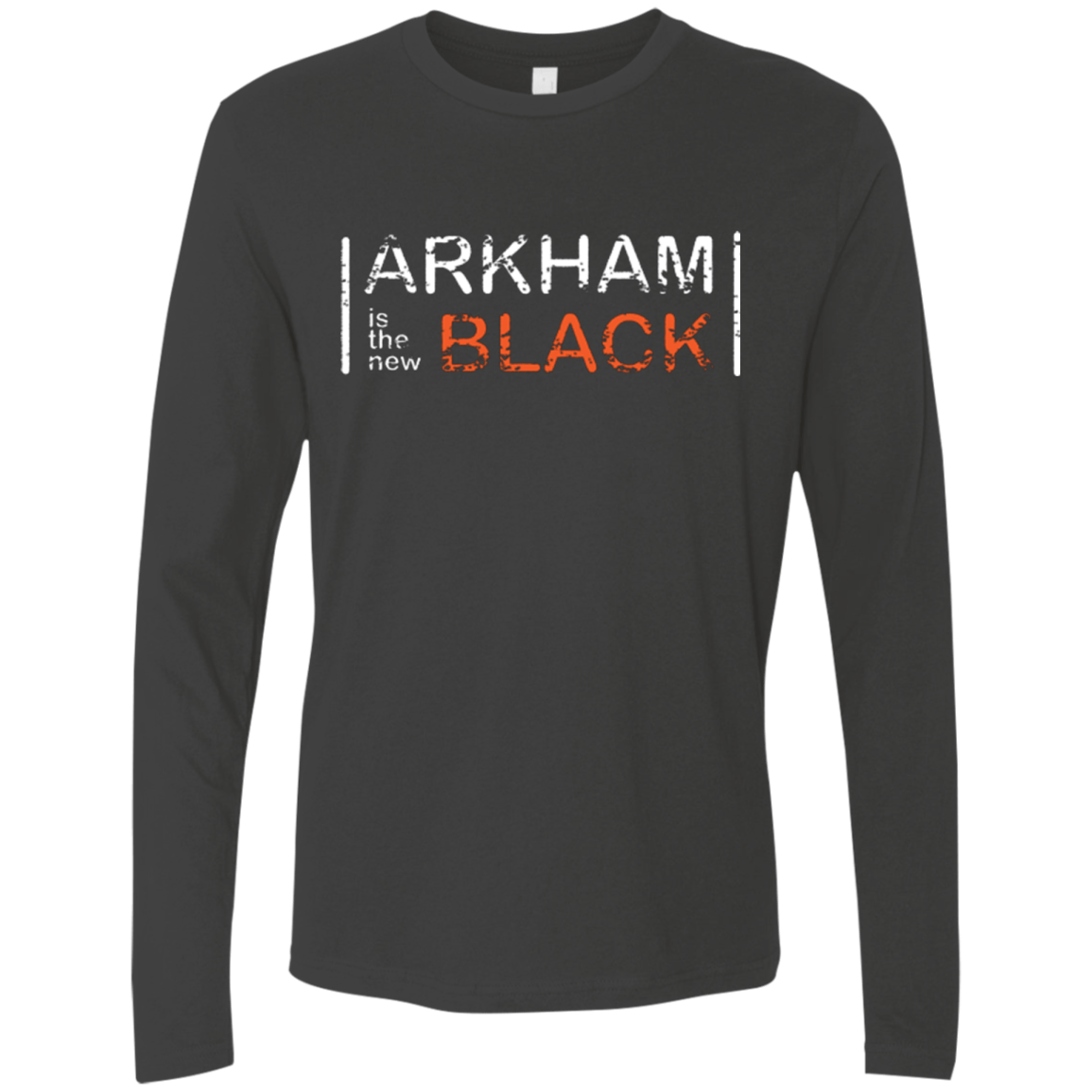 T-Shirts Heavy Metal / Small Arkham Black Men's Premium Long Sleeve