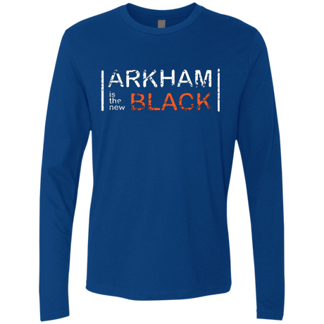 T-Shirts Royal / Small Arkham Black Men's Premium Long Sleeve