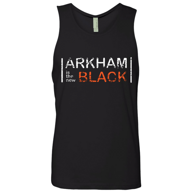 T-Shirts Black / Small Arkham Black Men's Premium Tank Top