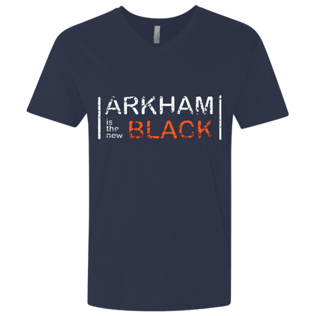 T-Shirts Midnight Navy / X-Small Arkham Black Men's Premium V-Neck
