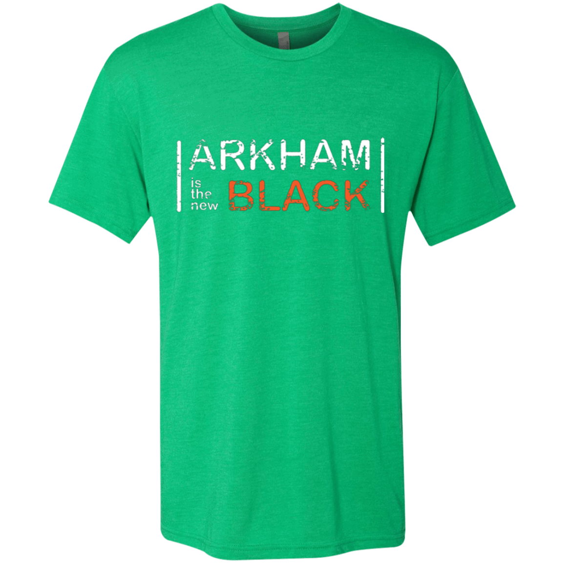 T-Shirts Envy / Small Arkham Black Men's Triblend T-Shirt