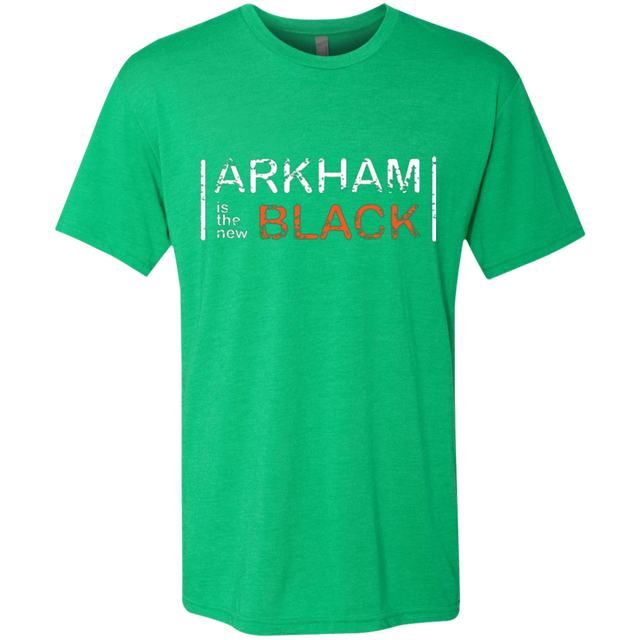 T-Shirts Envy / Small Arkham Black Men's Triblend T-Shirt